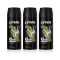 Lynx Mens Body Spray Gold 48-H High Definition Fragrance Deo For Men, 3x150ml Lace - Size 150 ml | Lynx Sale | Discount Designer Brands