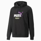 Puma Mens x Butter Goods Long Sleeve Black Pullover Men Graphic Logo Hoodie 532438 01 Cotton - Size Large | Puma Sale | Discount Designer Brands