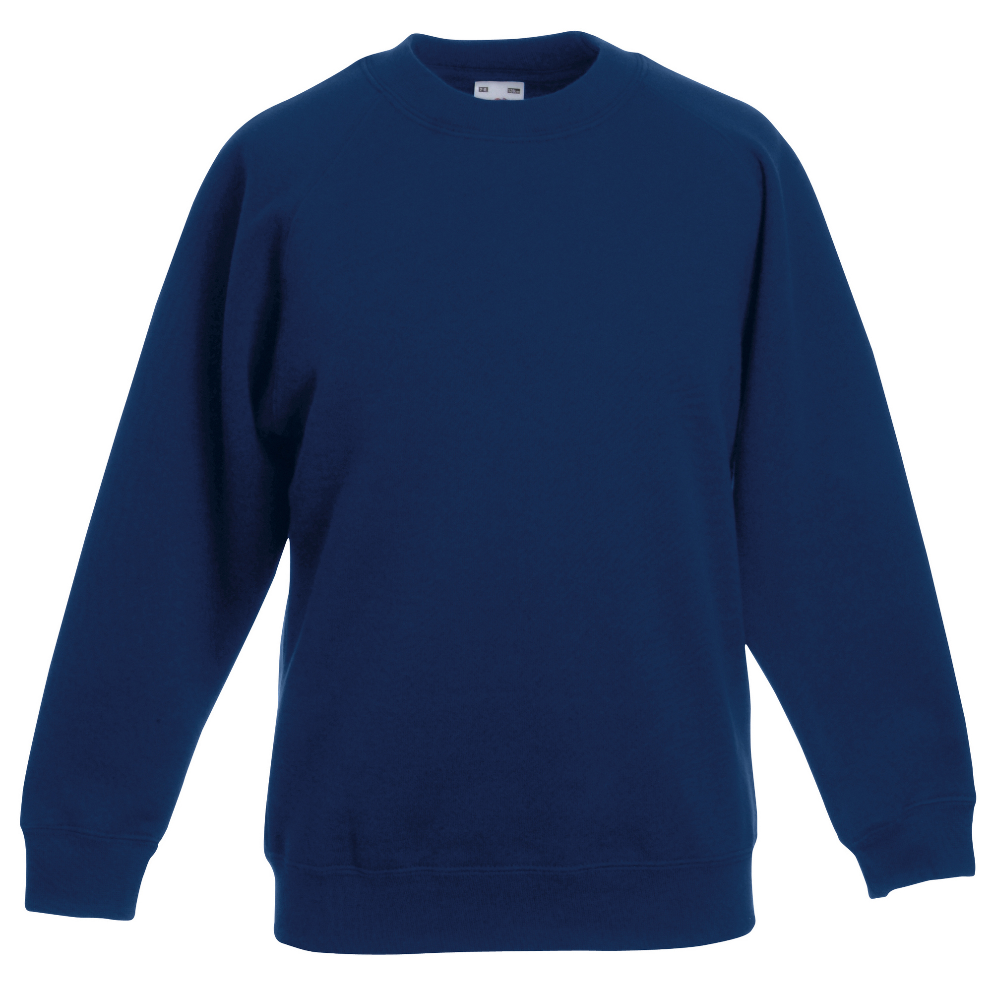 Fruit of the Loom Childrens Unisex Raglan Sleeve Sweatshirt (pack of 2) (navy) - Size 3-4Y | Fruit of the Loom Sale | Discount Designer Brands