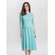 Gina Bacconi Womens Rona Midi Dress With Lace Bodice & Chiffon Skirt - Blue - Size 18 UK | Gina Bacconi Sale | Discount Designer Brands