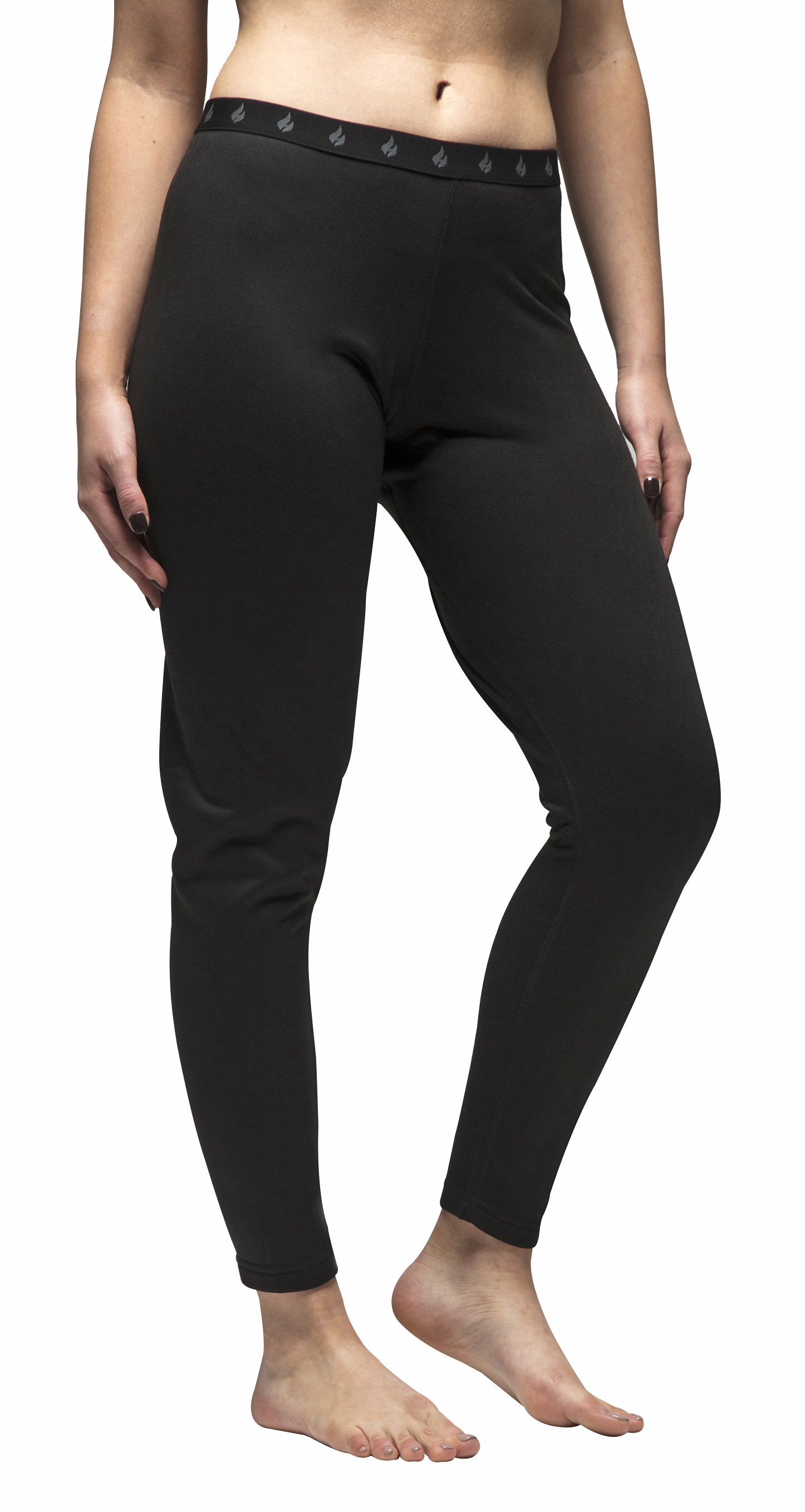 Heat Holders Womens - Ladies Long John Thermal Bottoms | Lightweight | Fleece Lined - Xx-warm - Original - Black - Size X-large