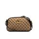 Gucci Pre-owned Womens Vintage Small GG Canvas Marmont Matelasse Camera Bag Brown - Beige Canvas (archived) - One Size | Gucci Pre-owned Sale | Discount Designer Brands