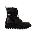 Dolce & Gabbana Mens Black Leather Combat Lace Up Boots Shoes Calf Leather - Size EU 40 | Dolce & Gabbana Sale | Discount Designer Brands