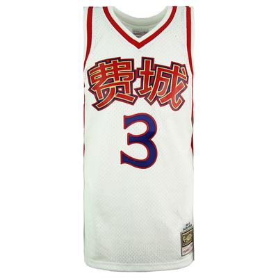 Mitchell & Ness Mens Michell & Chinese New Year Swingman Allen Iverson Jersey Vest - White - Size X-large