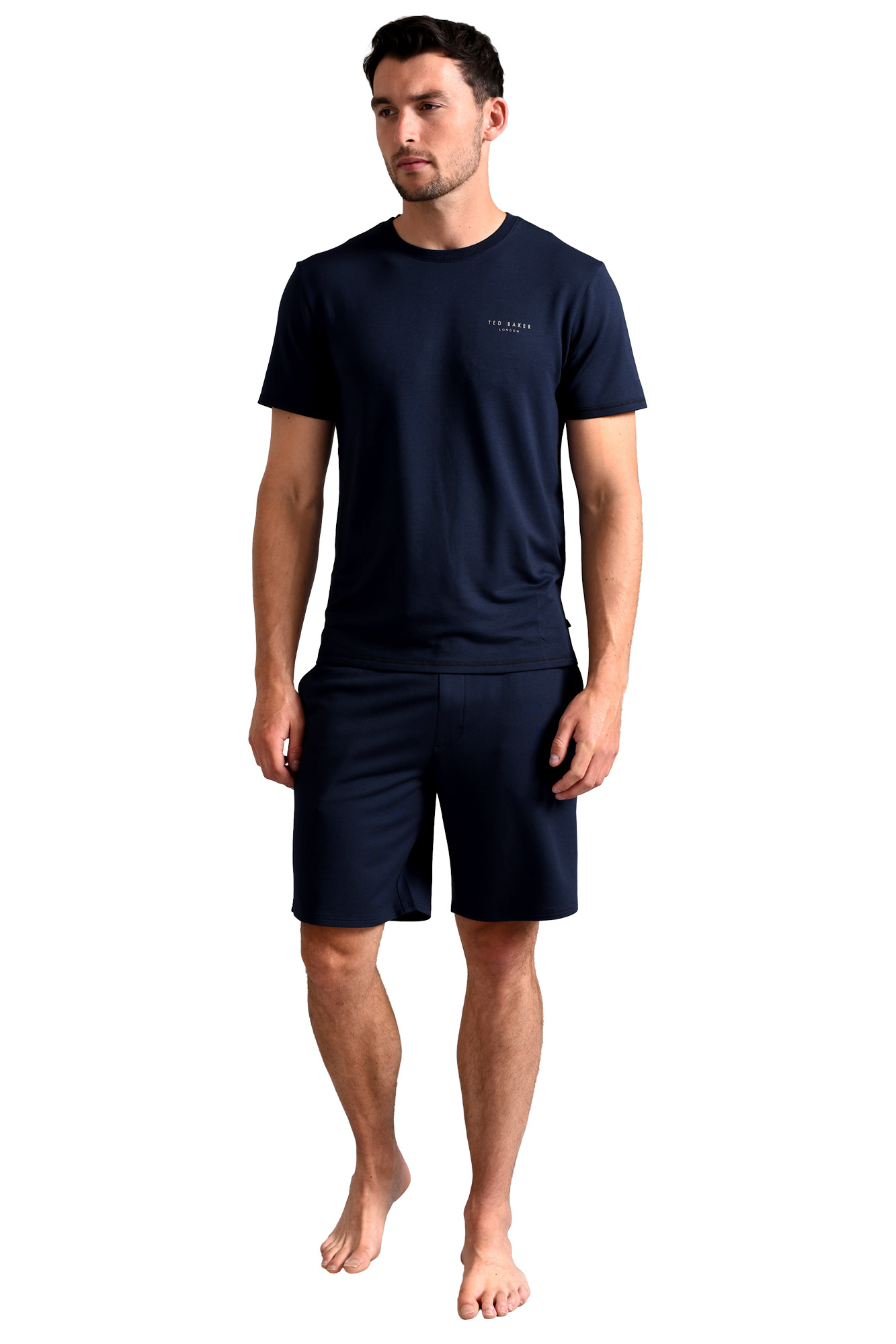 Ted Baker Pyjama Shorts | Mens Casual Lounge Wear Bottoms With Pockets - Navy - Size X-large | Ted Baker Sale | Discount Designer Brands
