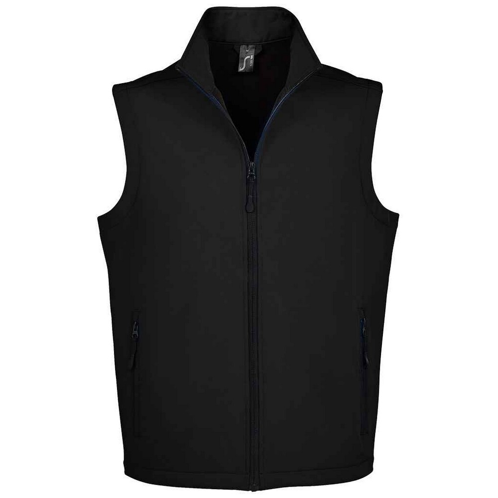 SOLS Mens Race Softshell Body Warmer (black) - Size 2XL | SOLS Sale | Discount Designer Brands