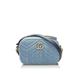 Gucci Pre-owned Womens Vintage Pearly GG Marmont Matelasse Crossbody Bag Blue Denim - One Size | Gucci Pre-owned Sale | Discount Designer Brands