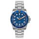 Heritor Automatic Mens Luciano Bracelet Watch W/date - Navy - Silver Stainless Steel - One Size | Heritor Automatic Sale | Discount Designer Brands