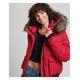 Superdry Womens Everest Ella Bomber Jacket - Red - Size 8 UK | Superdry Sale | Discount Designer Brands