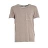 Eleven Paris Abdel WoMens Short Sleeve Round Neck T-shirt 17S1TS01 - Grey Cotton - Size Medium | Eleven Paris Sale | Discount Designer Brands