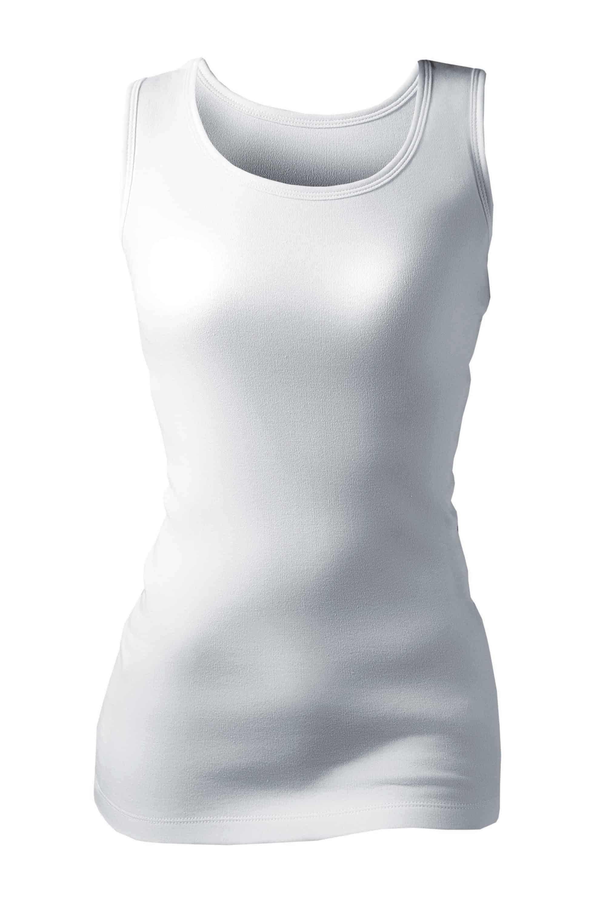 Heat Holders Womens - Ladies Cotton Thermal Underwear Sleeveless Vest - White - Size Medium | Heat Holders Sale | Discount Designer Brands