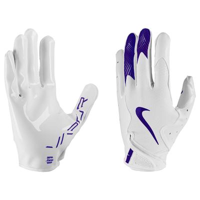 Nike Vapor Jet 8.0 Adult Football Gloves White/Pur...