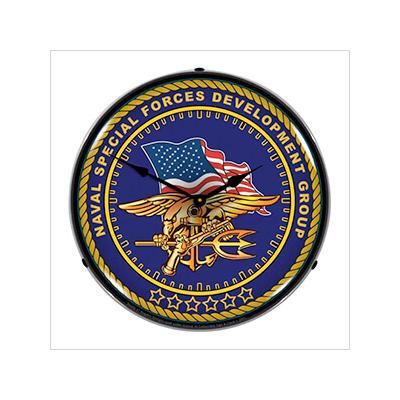 Collectable Sign and Clock Navy Seals Backlit Wall Clock