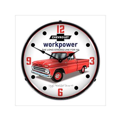 Collectable Sign and Clock 1965 Chevrolet Truck Backlit Wall Clock