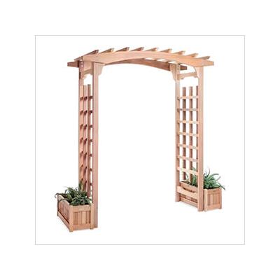 All Things Cedar Pagoda Arbor Planter Box Set