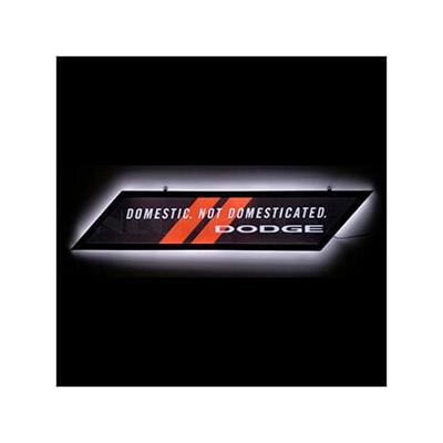 Neonetics Dodge Domestic Not Domesticated Slim Line LED Sign