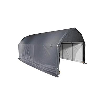 ShelterLogic 12x28x11 ShelterCoat Barn Style Shelter (Gray Cover)