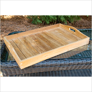 Tortuga Outdoor Jakarta Teak Serving Tray