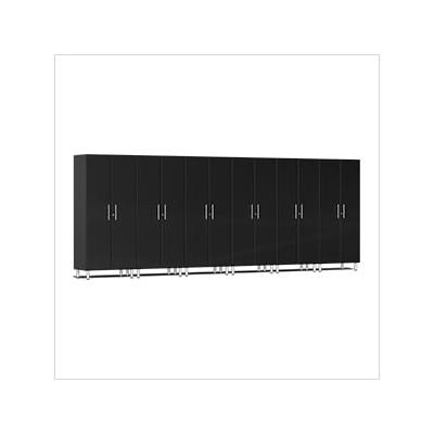 Ulti-MATE Garage Cabinets 6-Piece Tall Garage Cabinet Kit in Midnight Black Metallic