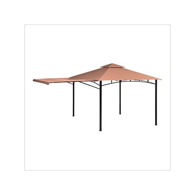 ShelterLogic 11x11 Redwood Gazebo with Square Tube (Bronze Cover)