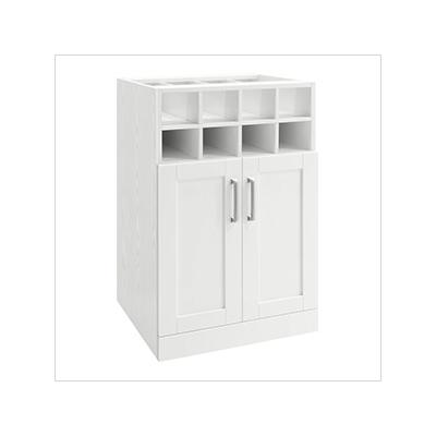 NewAge Home Bar White Wine Storage Cabinet