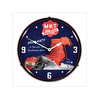 Collectable Sign and Clock MKT Katy Lines Backlit Wall Clock