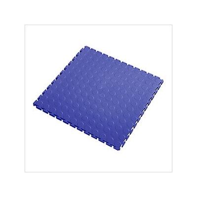 Lock-Tile 7mm Blue PVC Coin Tile (50 Pack)