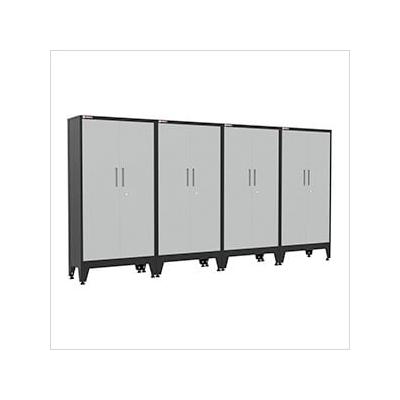 Armadillo Tough Grey Gear Locker Tall Cabinet (4-Pack)