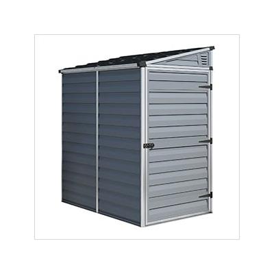 Palram-Canopia SkyLight 4' x 6' Lean-To Storage Shed (Grey)