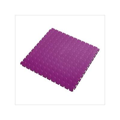 Lock-Tile 7mm Purple PVC Coin Tile (10 Pack)