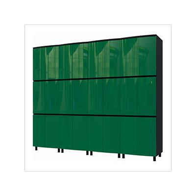 Contur Cabinet 10' Premium Racing Green Garage Cabinet System