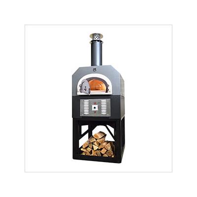 Chicago Brick Oven 38" x 28" Hybrid Countertop Natural Gas / Wood Pizza Oven (Silver Vein - Residential)