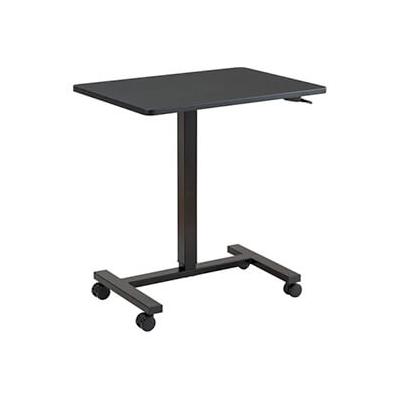 Sunjoy 27-Inch Black Adjustable Mobile Desk Cart