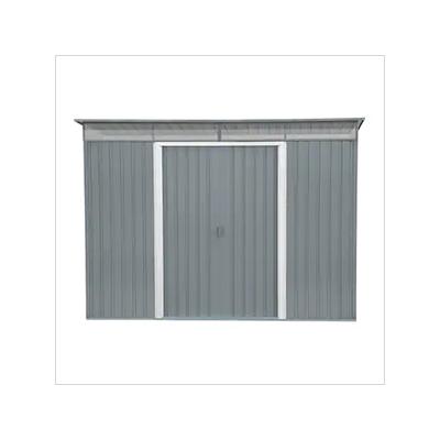 DuraMax 8' x 6' Pent Roof Metal Shed Kit with Skylights