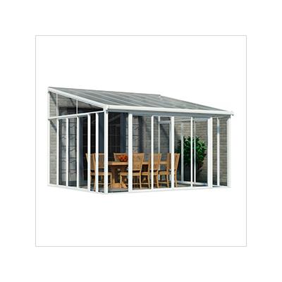 Palram-Canopia SanRemo 13' x 14' Patio Enclosure with Screen Doors (White)