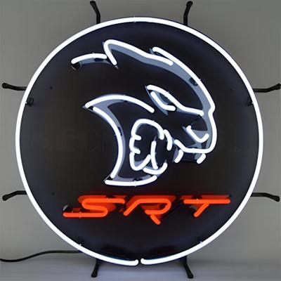 Neonetics Dodge Hellcat SRT 24-Inch Neon Sign