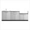 NewAge Outdoor Kitchens Stainless Steel 3-Piece Outdoor Kitchen Set (No Countertop)