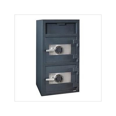 Hollon Safe Company Front Load Double-Door Depository Safe with Electronic Locks