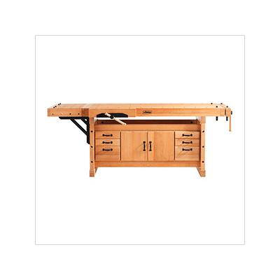 Sjobergs Elite 2000 Workbench with SM04 Cabinet, Clamping Platform and Accessory Kit