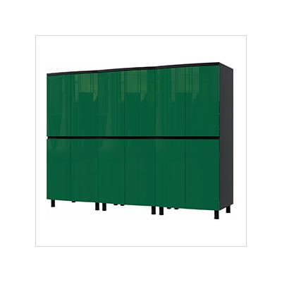 Contur Cabinet 7.5' Premium Racing Green Garage Cabinet System