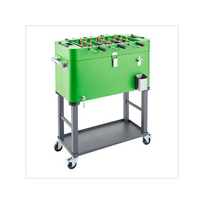 Trinity 80 Quart Foosball Cooler with Detachable Tub and Cover