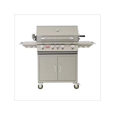 Bull Outdoor Products Angus 30-Inch 4-Burner 75K BTUs Freestanding Grill with Rotisserie (Liquid Propane)