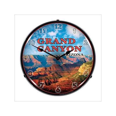 Collectable Sign and Clock Grand Canyon Arizona Backlit Wall Clock