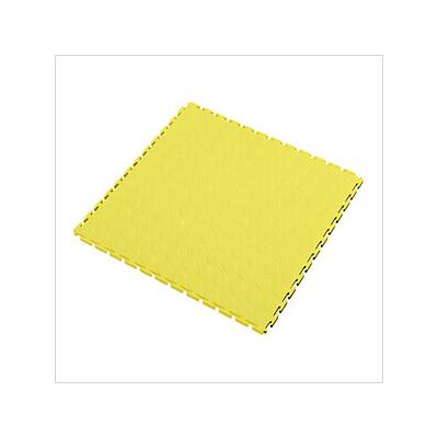 Lock-Tile 7mm Yellow PVC Coin Tile (10 Pack)