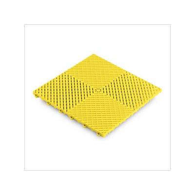 Swisstrax Ribtrax Smooth Pro Citrus Yellow Garage Floor Tile (6-Pack)