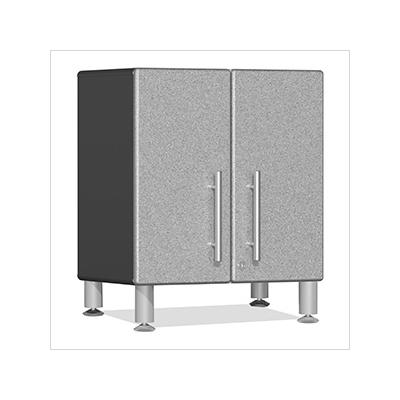 Ulti-MATE Garage Cabinets 2-Door Mini Garage Cabinet in Stardust Silver Metallic