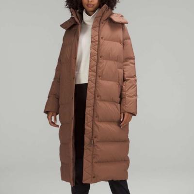Lululemon Athletica Jackets & Coats | Lululemon Wunder Puff Long Jacket Roasted Brown Size 6 | Color: Brown | Size: 6