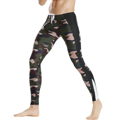 Collants de course pour hommes leggings de sport FjCompression CamSolomon pantalons athlétiques