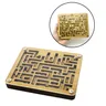 Wooen labirinto labirinto/equilibrio tavolo labirinto gioco solitario per bambini adulti