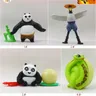 McDonaldsa MC figura Kung Fu bambola Panda gru Po Monkey Master Mantis ornamento accessori